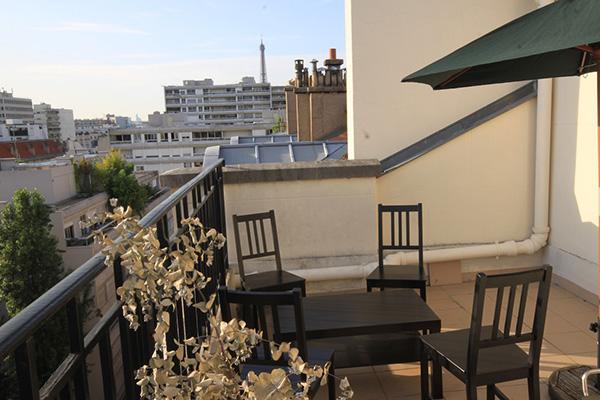Ah Paris vacation apartment 281 - terrasse