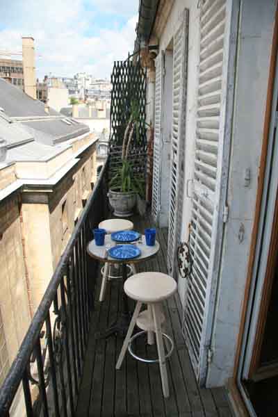 Ah Paris vacation apartment 307 - terrasse
