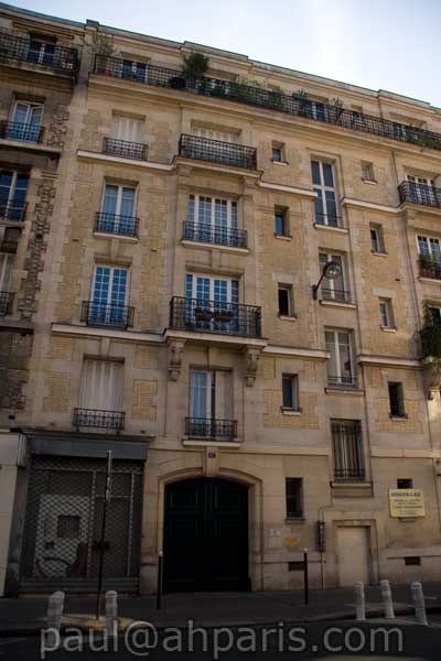 Ah Paris vacation apartment 341 - immeuble