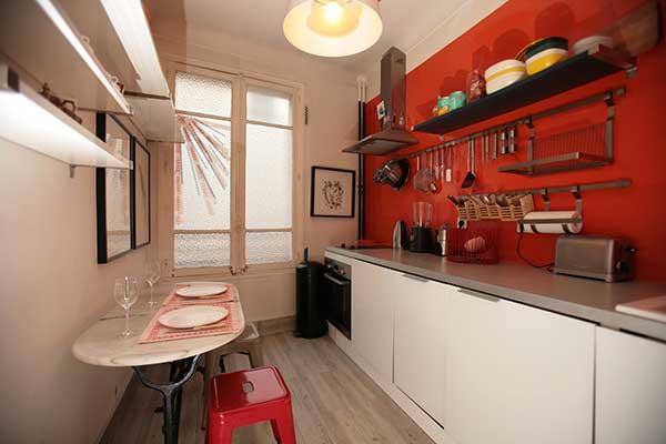 Ah Paris vacation apartment 96 - cuisine